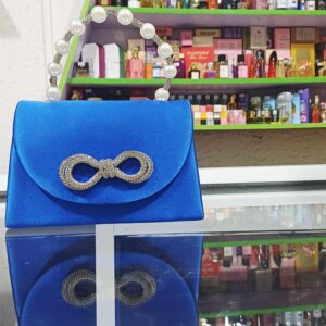Sapphire Elegance Evening Clutch