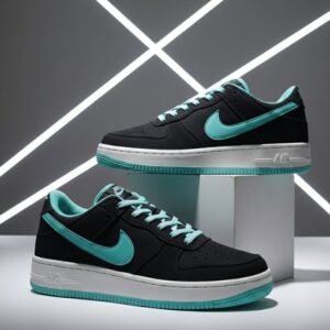 Nike Air Force 1 Low Teal Black