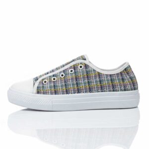 Plaid Canvas Sneakers