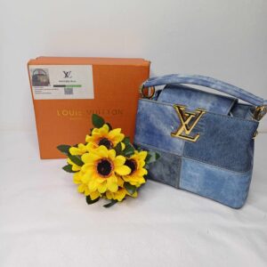 Louis Vuitton Denim Patchwork Bag