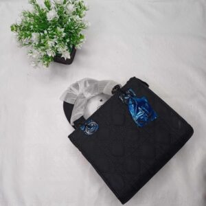 Quilted Black Handbag