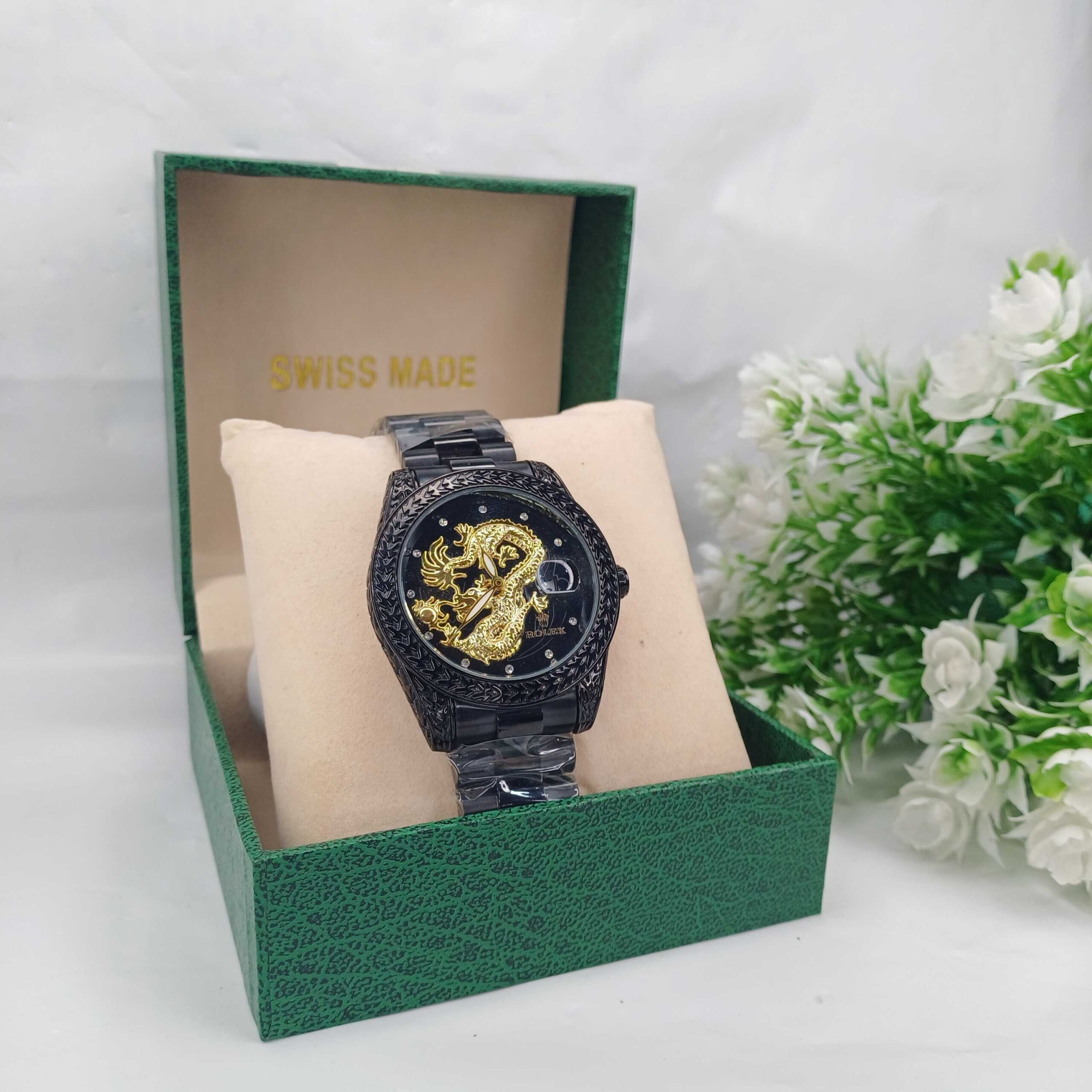 Luxury Dragon Design Swiss Made Watch