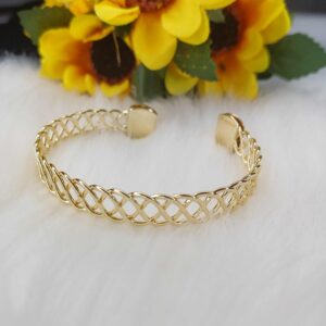 Gold Braided Bracelet