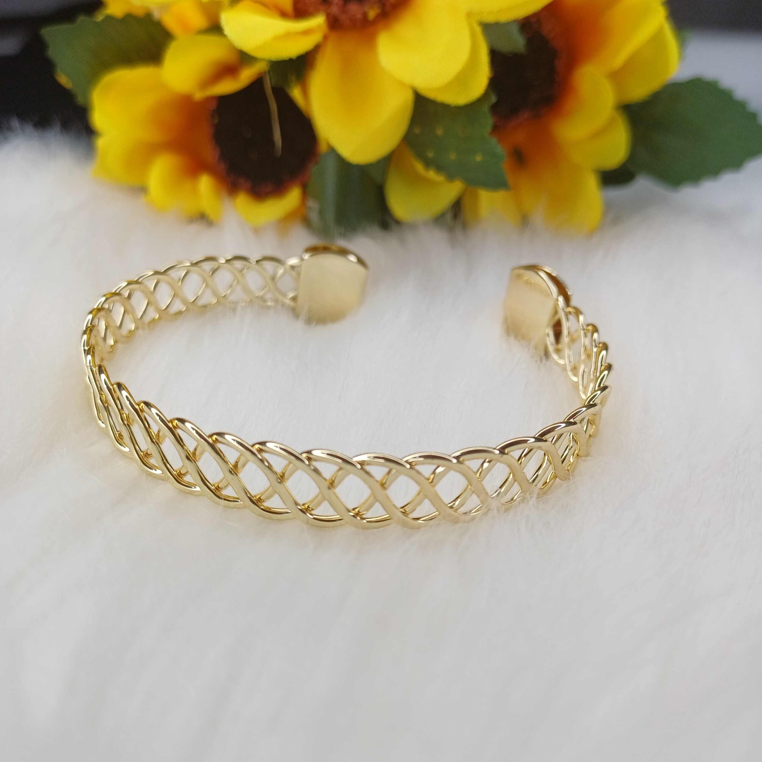 Gold Braided Bracelet