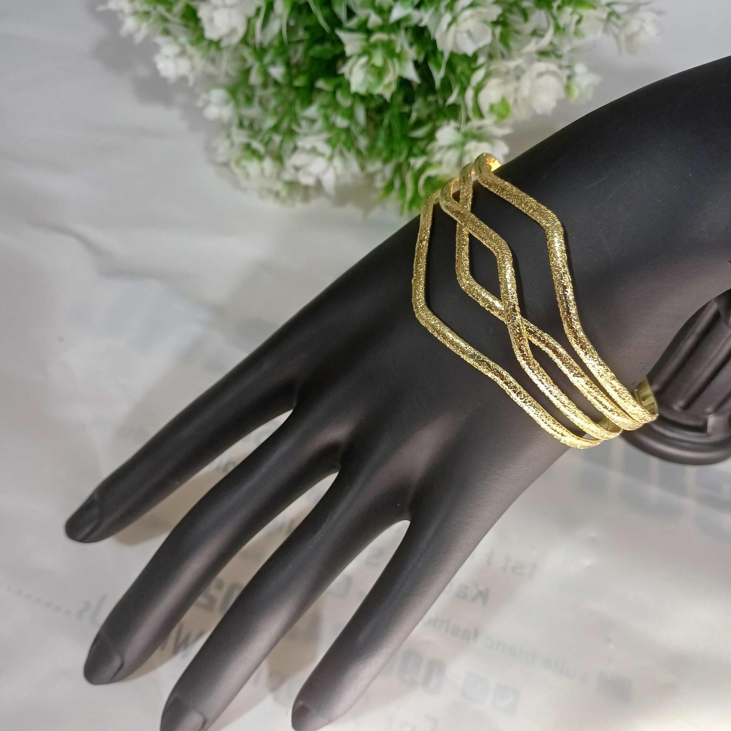 Gold Geometric Bracelet