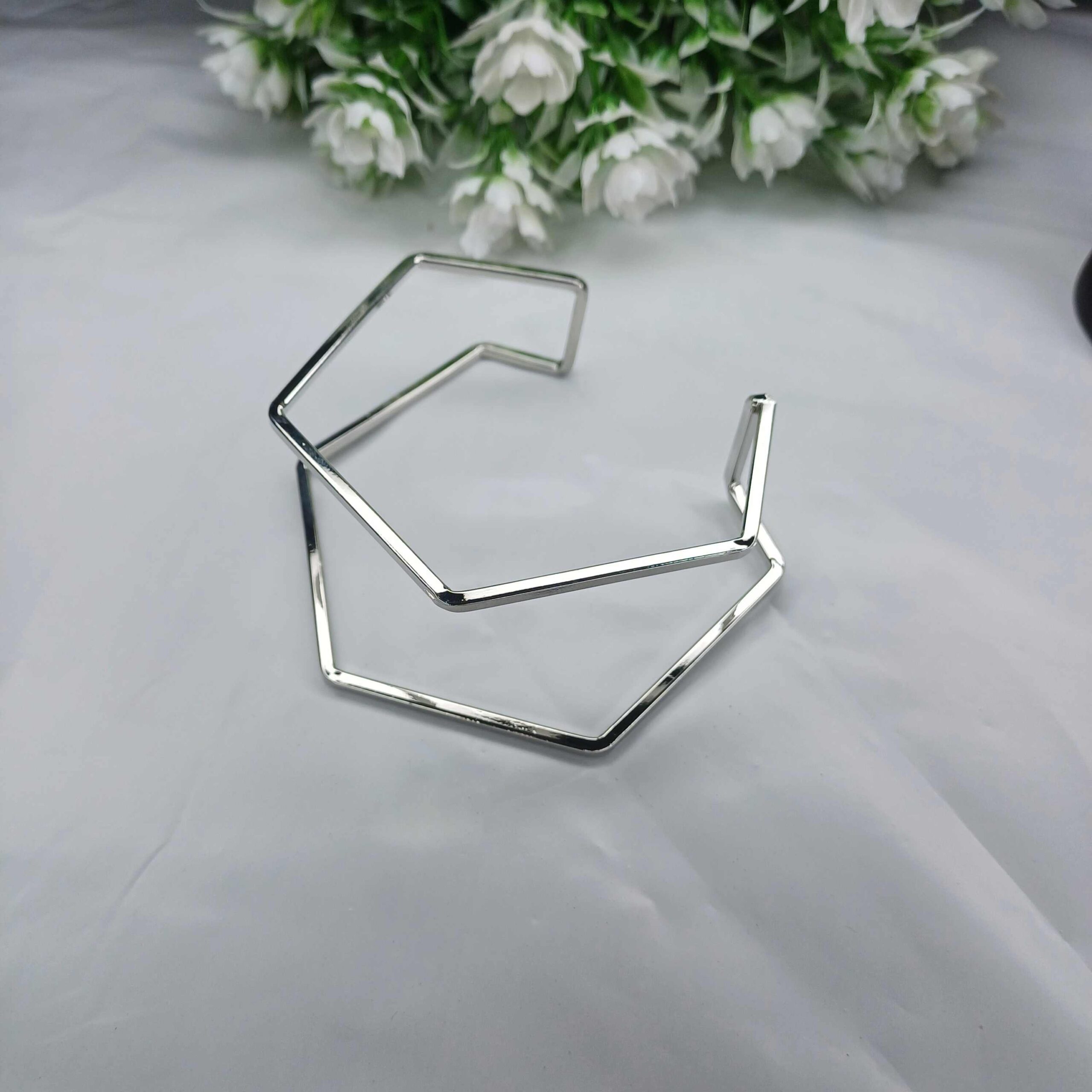 Silver Bangle Bracelets - Image 2