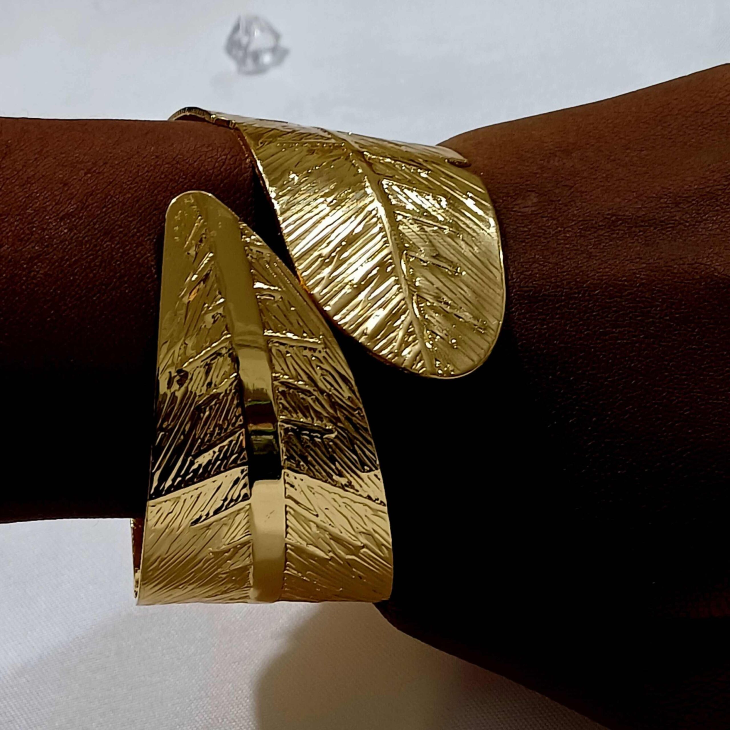 Gold Leaf Bangle