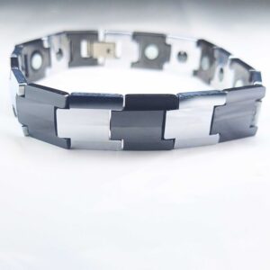 Modern Magnetic Hematite Men's Bracelet