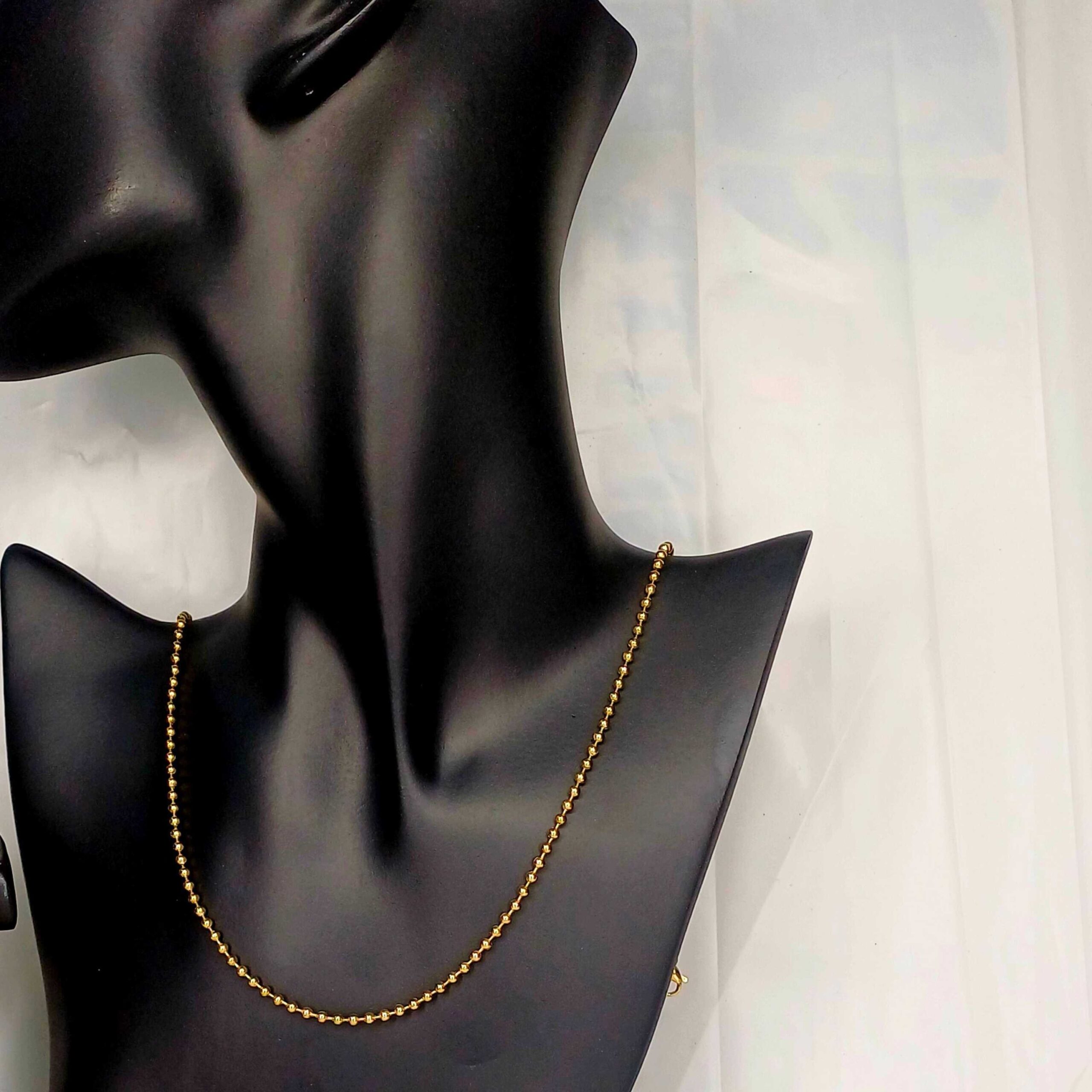 Gold Beaded Necklace