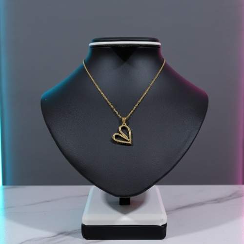 Heart-Shaped Pendant Necklace