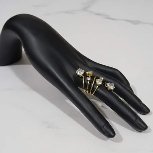 Elegant Gold Gemstone Ring