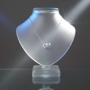 Elegant Double Circle Pendant Necklace