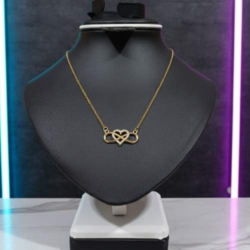 Eternal Love Heart Infinity Necklace