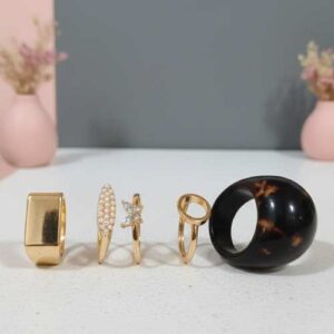 Elegant Harmony Ring Set