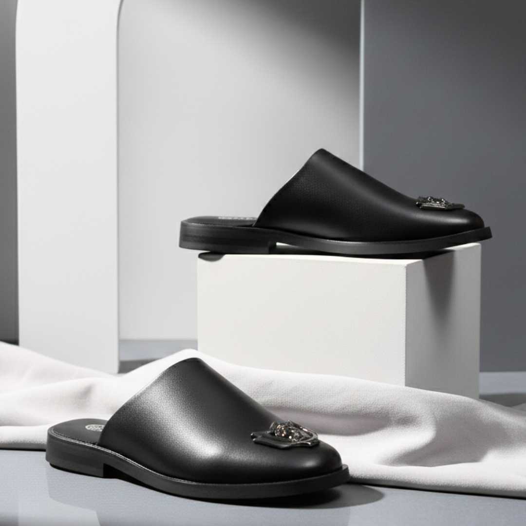 Elegant Black Slip-On Loafers