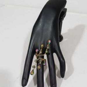 Unique Multi-Teardrop Ring