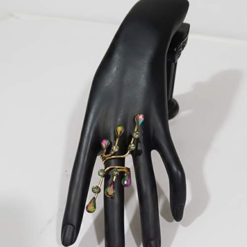 Unique Multi-Teardrop Ring