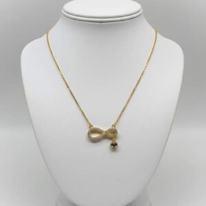 Gold Infinity Pendant Necklace