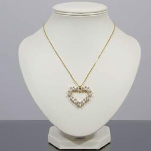 Heart-Shaped Pendant Necklace