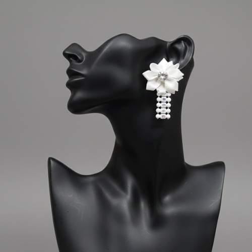 Elegant Floral Chandelier Earrings