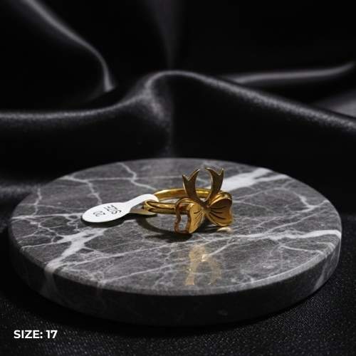 Golden Bow Ring