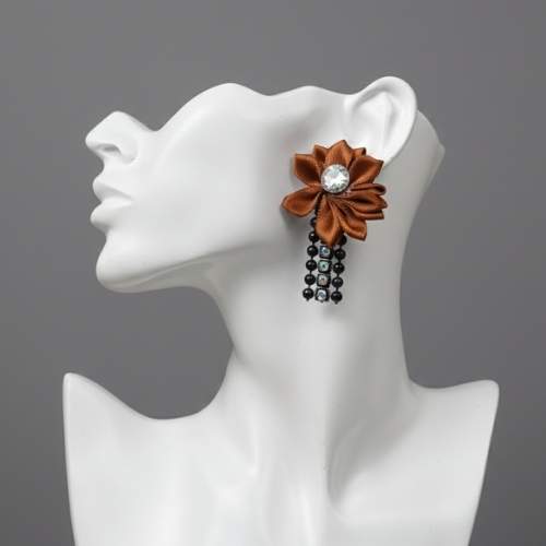 Elegant Floral Drop Earring