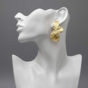 Golden Petal Earrings