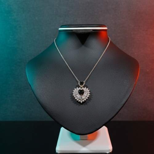 Radiant Heart Pendant Necklace