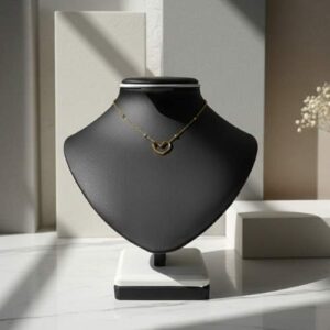 Golden Heart Charm Necklace