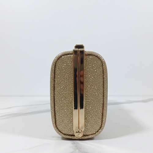 Gold Glitter Clutch Bag - Image 2