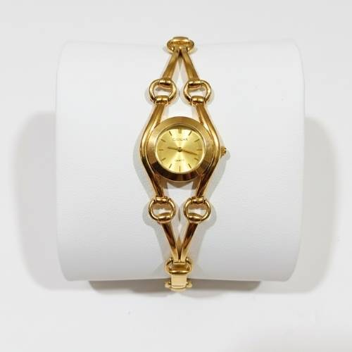 Celora Luxe Gold Bracelet Watch