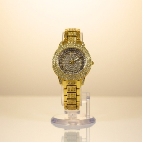 Aurelia Royale Diamond-Inspired Gold Watch