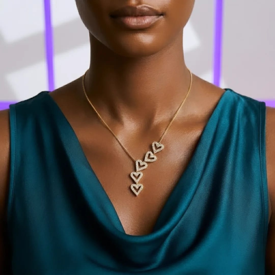 Minimal gold necklace for a timeless capsule wardrobe