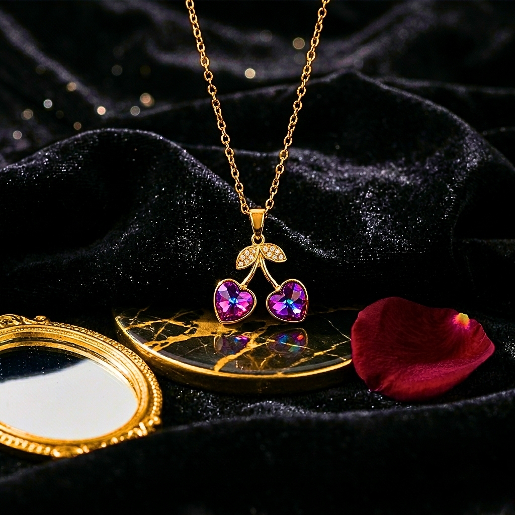 Statement jewellery styled for an elegant fashion look